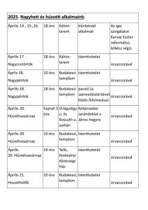 Istentisztelet @ Budakeszi Református Templom | Budakeszi | Magyarország
